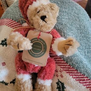 Boyds Bears Festive Red and White Plush